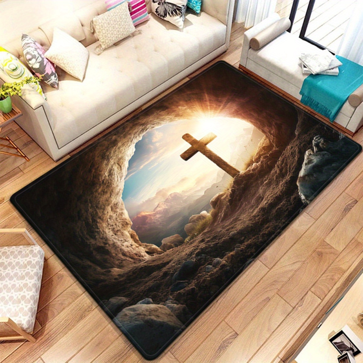 Dywan z motywem religijnym krz – Sunrise Home Textiles & Apparel recenzja i cena