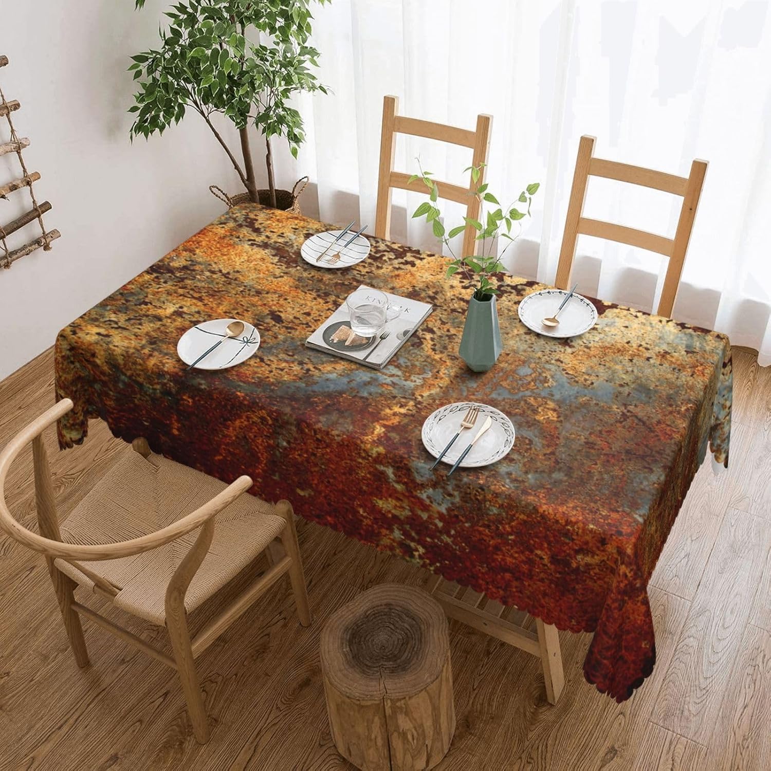 Obrus przemysłowy brązowy rdza – Home Textile Industry recenzja i cena